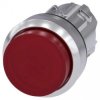 Napęd przycisko 22mm czerowny z podświetleniem metal 3SU1051-0BB20-0AA0