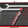 Zestaw narzędzi nastawnych Zestaw kluczy zapadkowych Teng Tools 5.5 → 38 mm 31 szt. Chromowo-wanadowy