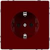 Gniazdo elektryczne Merten System Design MEG2300-6006, karminowy czerwony