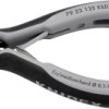 Szczypce boczne Knipex Elektronik-Seitenschneider ESD Präzision 125mm, ohne Facette 79 22 125 ESD, 125 mm, 64 HRC, ESD