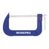 WorkPro WP232024 Quick Clamp max span 150mm nosing length 150mm screw clamps