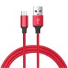 Kabel USB - micro USB czerwony 1,5m VA0004 VAYOX