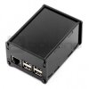 Obudowa do HiFiBerry Digi+, DAC+ RCA i Raspberry Pi Model 3B+/3B/2B - czarna