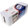 Max Hauri AG 126730 Cable box White 400x155x135mm 1 pc Office Cable Bundling