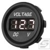Cyfrowy woltomierz samochodowy LED okrągły;biały;napięcie 6-30V;o.29mm