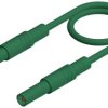 Przewód pomiarowy Hirschmann Test & Measurement MLS SIL GG 100/1, zielony