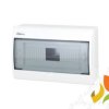 Rozdzielnica natynkowa 12 modułowa 1x12M drzwi transparentne IP40 RN-12 Fala (N+PE) 7.3 ELEKTRO-PLAST