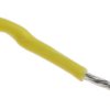 Przewód jednożyłowy linkowy 0,35 mm² Żółty Alpha Wire PTFE 22 AWG 600 V dł. 30m 7/0,25 mm +200°C MIL-W-16878/4, NEMA