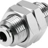 Złączka pneumatyczna Wciskane 4 mm Wciskane 4 mm Festo Adapter grodziowy do rur