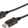 Digitus DisplayPort kabel Złącze DisplayPort, Złącze DisplayPort 15.00 m czarny AK-340100-150-S konstrukcja okrągła, pot