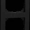 MEG4020-3603 M-PURE Rahmen 2-fach Ocean Plastic schwarz