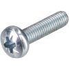 R-TECH 337052 Pozi Pan Head Machine Screws BZP M5 20mm - Pack Of 100