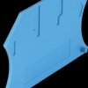 1050080000 End plate Klippon® Connect, W-Series blue