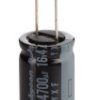 Kondensator 4700μF 16V dc Radialny, Otwór przelotowy Rubycon roztaw: 7.5mm 16 (Dia.) x 31.5mm