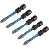 Draper Expert 05498 PH1 Type Impact S/Driver Bits No1x50mm 1/4" Hex 5Pc