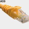 Patch cord UTP kat.5e CCA 1,0m żółty 5P31 Talvico