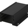 Aluminum enclosure kit, (L x W x H) 57 x 100 x 32 mm, black, IP65, 84306100.HMT1