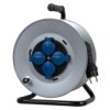 Przedłużacz Na Bębnie Metalowym Midi-290 4X230v Owy 3X1,5 Z Termikiem /15M/