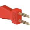 Jumper, pitch 6 mm, 30 VAC/60 VDC, 70 V, 10 A, gold-plated, red, 63.9352-22