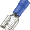 Konektor żeński, częściowa izolacja, tuleja, 4.8x0.8 mm, 1.5-2.5 mm2, niebieski