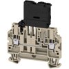 Fuse terminal block, 2 pole, 0.25-6.0 mm², 500 V, 6.3 A, 2892900000