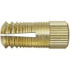 Fischer 503786 brass Plug for metric screws in various materials
