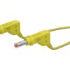 Przewód pomiarowy 66.9407-02524, 32A, 600V, kolor: Żółty, dł. 25cm, Staubli