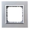 SONATA Ramka pojedyncza aluminium / srebrna metal R-1RAC/35/38