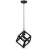 VT-7161 Lampa wisząca geometryczna czarny 3834 V-TAC
