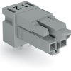 WAGO Gniazdo PCB 890 2 -pinowe 1-rzędowe raster: 4.4 mm Montaż zatrzaskowy Gniazdo Zacisk klatkowy Kątowy