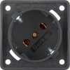 Integro Flow Gniazdo SCHUKO 45st. antracyt mat 841852525