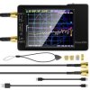 Oryginalna wersja Hugen 2.8 calowy analizator antenowy wektora NanoVNA-H 10KHz-1.5GHz MF HF VHF UHF z gniazdem na kartę SD, wers