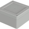 ABS enclosure, (L x W x H) 105 x 105 x 60.1 mm, light gray (RAL 7035), IP66, 07511116