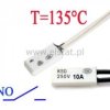 Termostat bimetaliczny NO 135°C 10A/250V KSD9700