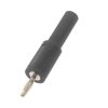 6A Banana 2mm Male to 4mm Female Standard Adapter ADA 204-SW, Black