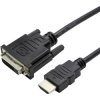 Value 12.99.3115 HDMI DVI Adapter cable Black 0.15 m HDMI-A to DVI-D plug