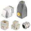 Connector kit, size Han-Yellock 10, 3 pole + PE , 10220030002