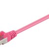 CAT 6 Kabel łączący, S/FTP (PiMF), Purpurowy - Długość kabla 0.5 m