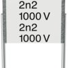 MKT film capacitor, 1 nF, ±10 %, 630 V (DC), PET, 7.5 mm, B32560J8102K289