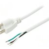 S21-3/18/2WH Kabel: 3x18AWG, NEMA 5-15 (B) wtyk, 2m, 10A