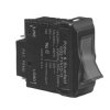 Circuit breaker, thermal, 2 pole, 15 A, 50 V (DC), 250 V (AC), faston plug 6.35 mm, snap-in, 4-1393248-4