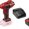 Einhell 2071010+4512042 Sprężarka akumulatorowa 11 bar zaw. 1 akumulator, Włącznie z ładowarką, cyfrowy wyświetlacz, aut