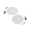 Oprawa LED AURA PRIZMA dwupak 2x18W biała 4200K wpuszczana HOROZ ELECTRIC