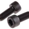 Śruba imbusowa M10 długość 25mm Nakrętka, gniazdo sześciokątne Stalowe RS PRO