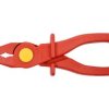 Izolowane szczypce płaskie z tworzywa 200mm VDE
