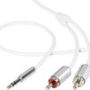 SpeaKa Professional SP-7870524 RCA/Cinch / Jack Audio kabel [2x złącze męskie RCA/cinch - 1x złącze męskie jack 3,5 mm]