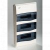 IP40 Rozdzielnica modułowa 3x12 ORO podtynkowa (drzwi transparentne) PE+N