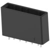 Pin header, 5 pole, pitch 5.08 mm, straight, black, 1-316132-5