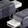 BS77046 USB 3.0 adapter, type A connector > type B socket, blue