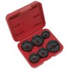 Sealey VS7103 Oil Filter Cap Wrench Set 6pc